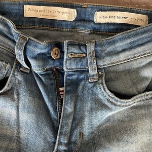 Anthropologie denim. Size 25. High rise skinny